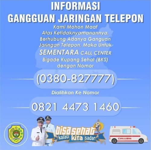 INFORMASI GANGGUAN JARINGAN TELEPON