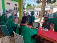 PELAKSANAAN VAKSINASI BOOSTER DI UPTD PUSKESMAS OESAPA