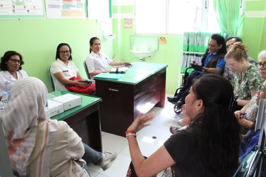 Kunjungan Organisasi Internasional bergerak dalam bidang Disabilitas