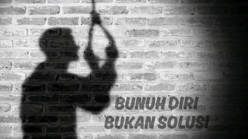 Ilustrasi bunuh diri (asiandelight)